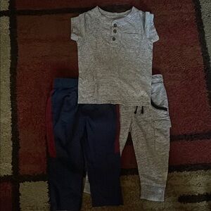 Cat & Jack Gray and Navy Kids Jogger Set